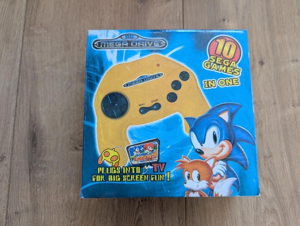 Sega Mega Drive Plug & Play Console 10 Sega games Tec Planet, Met games, Mega Drive, Ophalen of Verzenden, Zo goed als nieuw
