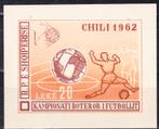 Albanie 1962 pf mi block 12 ongetand voetbal, Verzenden, Postfris, Sport