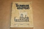 Technische gegevens - Autotechniek - 1949, Boeken, Ophalen of Verzenden, Gelezen, Overige merken