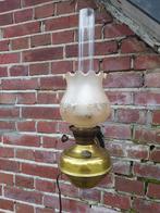 Wandschemerlamp, model olielamp elektrisch gemaakt., Antiek en Kunst, Antiek | Lampen, Verzenden