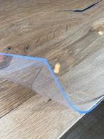 Tafelzeil transparant 2mm dikte, L220, B100, Huis en Inrichting, Ophalen, Zo goed als nieuw, Rechthoek