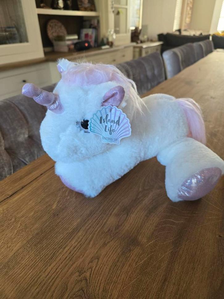 Schattige Eenhoorn Knuffel - Island Life, Kinderen en Baby's, Speelgoed | Knuffels en Pluche, Zo goed als nieuw, Paard, Ophalen of Verzenden