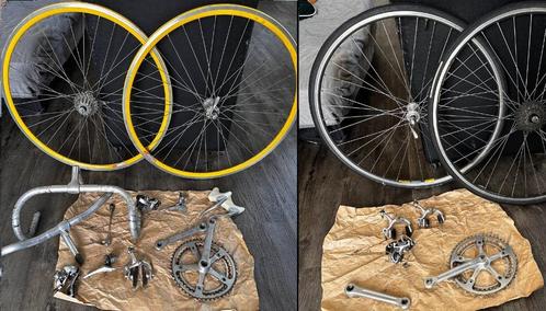 Campagnolo, Shimano, Brooks Vintage Racefiets Onderdelen, Fietsen en Brommers, Fietsonderdelen, Gebruikt, Racefiets, Derailleur of Ketting