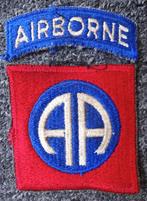 originele WW2 Patch 82e Airborne Divisie WW2 US, Verzamelen, Militaria | Tweede Wereldoorlog, Embleem of Badge, Amerika, Ophalen of Verzenden