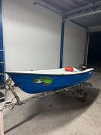 Polyester vis/tourboot verano 380, Watersport en Boten, Vis- en Consoleboten, Ophalen, Geen motor, Tot 10 pk, Zo goed als nieuw