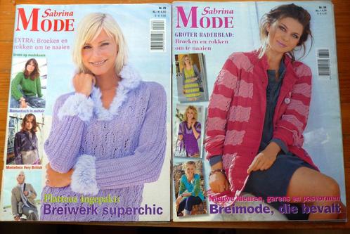3 x Sabrina breien en naaien - nr 29, 35 en 38 breien/naaien, Hobby en Vrije tijd, Kledingpatronen, Zo goed als nieuw, Overige typen