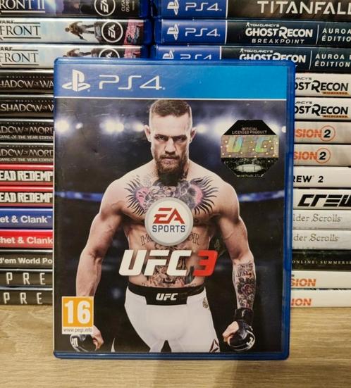 UFC 3 playstation 4, Spelcomputers en Games, Games | Sony PlayStation 4, Zo goed als nieuw, 3 spelers of meer, Vanaf 3 jaar, Ophalen of Verzenden