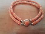 Antieke bloedkoralen armband., Sieraden, Tassen en Uiterlijk, Verzenden, Goud, Armband