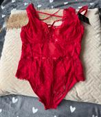 Hunkemöller Mariah body maat 75D, Hunkemöller, Ophalen of Verzenden, Rood, Body of Korset