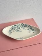 Antieke Ravier Faiencerie de Salins 'Cyclamen' Aardewerk, Ophalen of Verzenden