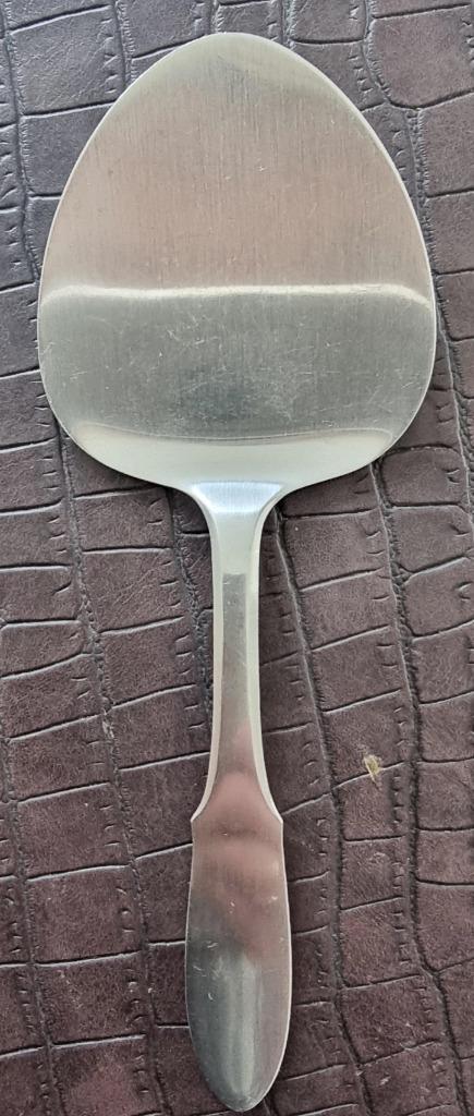 Georg Jensen cake/taart server Mitra, Huis en Inrichting, Keuken | Bestek, Zo goed als nieuw, Los bestek, Rvs of Chroom, Vaatwasserbestendig
