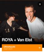 2 tickets ROYA Paradiso Tolhuisthuin Amsterdam, Twee personen