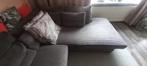 Grijze hoekbank in goede staat, 250 tot 300 cm, 100 tot 125 cm, Hoekbank, Ophalen of Verzenden