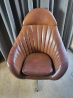 Vintage/Retro swivel fauteuil jaren 60/70, Ophalen, Gebruikt, 60/70-er jaren, Minder dan 50 cm