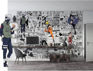 Nieuwe Behang 3D Muurschildering Naruto Japan beschikbaar voor biedingen