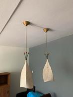 Vintage Hanglampen Set, Huis en Inrichting, Lampen | Hanglampen, Ophalen, Gebruikt, Metaal, 50 tot 75 cm