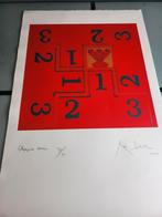 Olympisch vuur Rob Scholte, Antiek en Kunst, Kunst | Litho's en Zeefdrukken, Ophalen of Verzenden