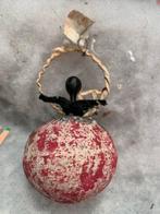 Antieke Kerstbal met schoorsteenveger, Diversen, Kerst, Gebruikt, T, Ophalen of Verzenden, N