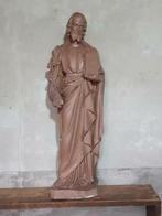 Oud Antiek Gipsen XL Kerkbeeld Beeld St. Joseph met Lelietak, Ophalen of Verzenden