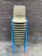 Stapelstoelen taupe kantinestoelen stapelbare stoelen nieuw, Ophalen, Nieuw, Kunststof, Vijf, Zes of meer stoelen