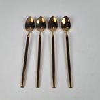 Broste Copenhagen lange lepels 4 stuks goudkleurig, Ophalen, Nieuw, Rvs of Chroom, Los bestek