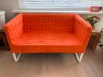 IKEA Knopparp bank oranje, Ophalen, Tweepersoons, 75 tot 100 cm, Zo goed als nieuw