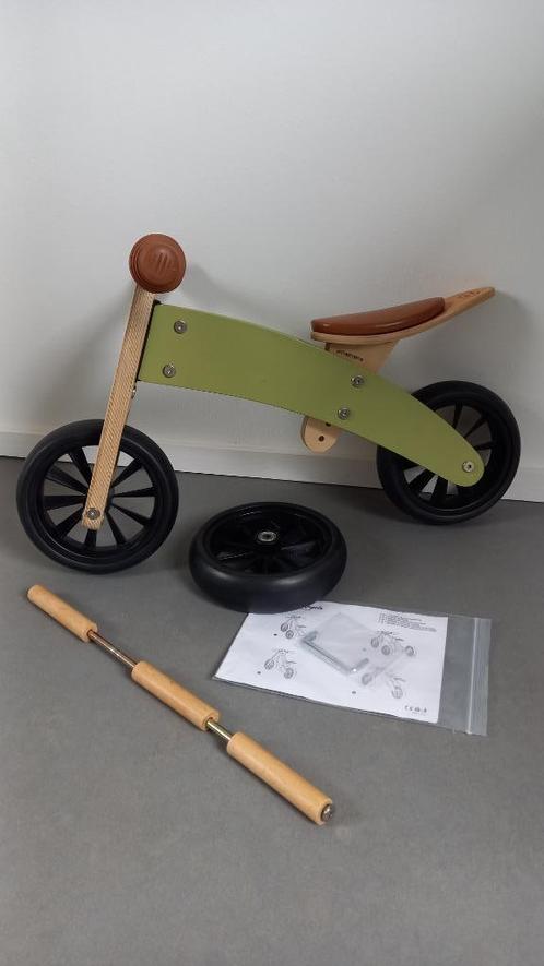 Houten driewieler en loopfietsje, Bandits & Angels, Kinderen en Baby's, Speelgoed | Buiten | Voertuigen en Loopfietsen, Zo goed als nieuw