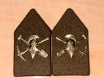 Set kraagemblemen genie pioniers, Ophalen of Verzenden, Landmacht, Nederland, Embleem of Badge