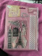 stempels snijmal en embossing folder for travel lovers, Hobby en Vrije tijd, Kaarten | Zelf maken, Ophalen of Verzenden, Nieuw