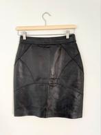 Leren Pencil skirt- T by Alexander wang - np €575 - designer, Zwart, Ophalen of Verzenden, Zo goed als nieuw, Knielengte