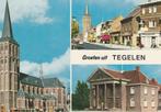 TEGELEN Kerk Centrum Gemeentehuis Groeten, Verzenden, 1960 tot 1980, Ongelopen, Limburg
