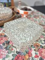 Vintage Glazen Plafondlamp, Antiek en Kunst, Antiek | Glas en Kristal, Ophalen of Verzenden