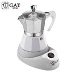 G.A.T. Italia Fanta Wit Elektrische Percolator Mokapot moka, Witgoed en Apparatuur, Koffiezetapparaten, 2 tot 4 kopjes, Ophalen of Verzenden