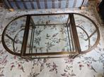 3 delige messing salontafel, Huis en Inrichting, Tafels | Salontafels, Ophalen, 50 tot 100 cm, 50 tot 100 cm, Klassiek/ modern