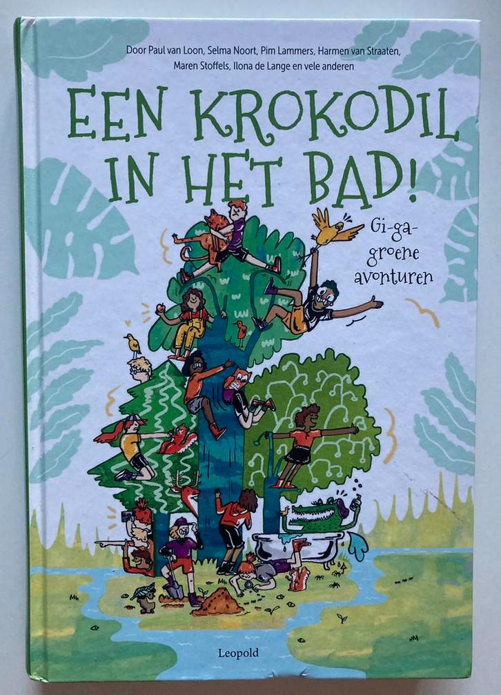 EEN KROKODIL IN HET BAD! Gi-ga-groene avonturen!, Boeken, Kinderboeken | Jeugd | 10 tot 12 jaar, Zo goed als nieuw, Ophalen of Verzenden
