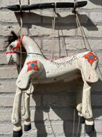Vintage volkskunst houten paard marionet, Antiek en Kunst, Antiek | Speelgoed, Ophalen