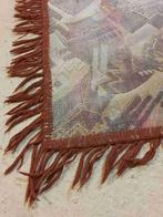 Vintage tafelkleed velvet oudroze paars 190/133, Binnen, Gebruikt, DJT, Ophalen of Verzenden