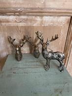 3 x decoratie Hert / gewei. Zilverkleurig., Huis en Inrichting, Woonaccessoires | Overige, Ophalen, Zo goed als nieuw