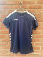 Hummel d blauw shirt maat M., Blauw, Hummel, Maat 38/40 (M), Ophalen of Verzenden