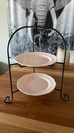 Etagère met roze bordjes, Ophalen of Verzenden, Nieuw