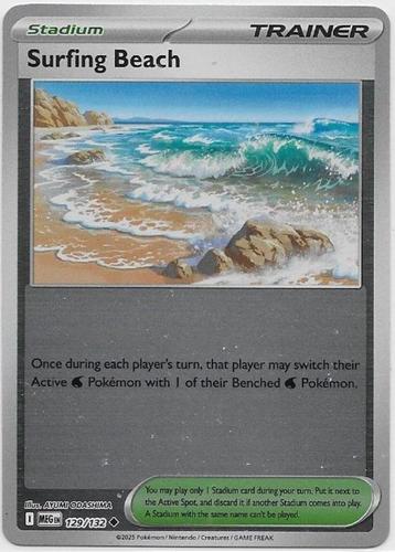 Mega Evolution,  Surfing Beach [reverse] 129/132 beschikbaar voor biedingen