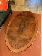 Klassieke wortelnoten houten salontafel met lades, Ophalen, Gebruikt, 100 tot 150 cm, 50 tot 75 cm