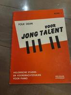 Folk Dean - Voor Jong Talent, Boek 1 (Piano), Muziek en Instrumenten, Bladmuziek, Gebruikt, Klassiek, Ophalen of Verzenden, Piano