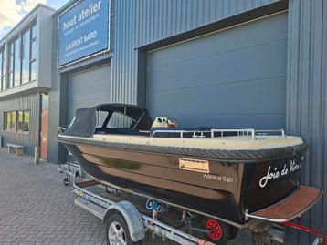 Prachtige Admiral 530 Tender + Mercury 9,9PK *ZWEMPLATEAU* beschikbaar voor biedingen