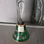 Kristallen Bel Tsjechië Groen/Goud, Ophalen of Verzenden