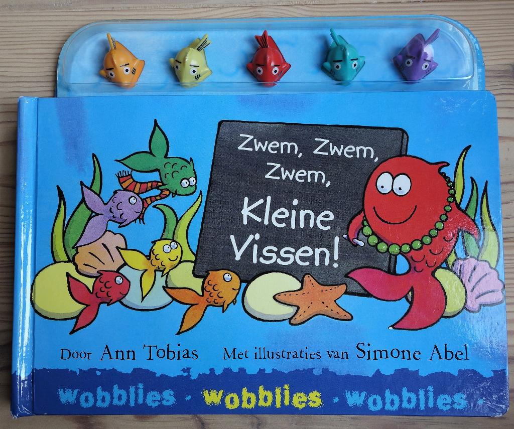 Zwem, zwem, zwem, Kleine Vissen! - €8 incl verzndn, Verzenden, Zo goed als nieuw, Uitklap-, Voel- of Ontdekboek