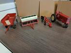 Ertl tractor International met machines, Antiek en Kunst, Ophalen of Verzenden