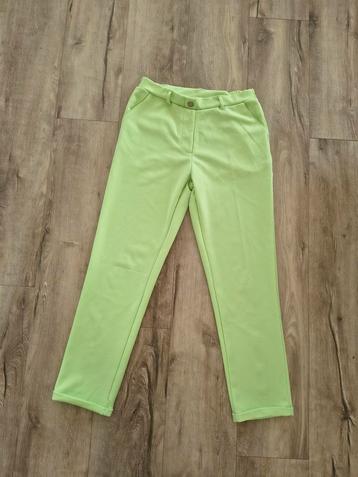 Prachtige mintgroene pantalon, lichtgroene dames broek, 36-S beschikbaar voor biedingen