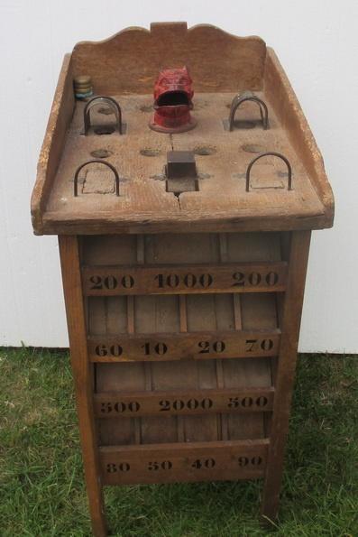 antieke jeu de grenouilles pudebak kikkerbak met hondenkop, Antiek en Kunst, Curiosa en Brocante, Ophalen