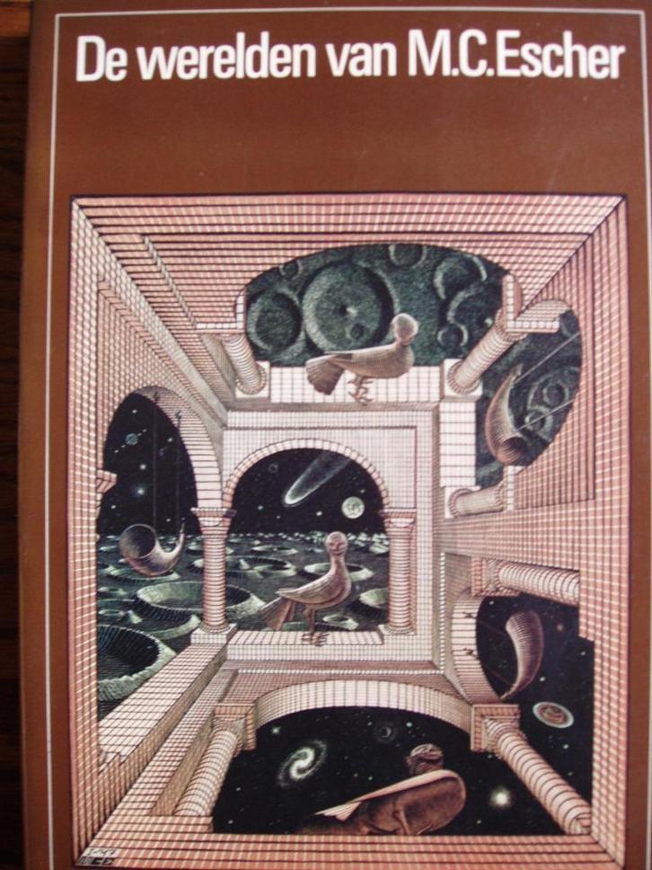 De Werelden van M. C. Escher. Redactie van J L Locher., Boeken, Kunst en Cultuur | Beeldend, Zo goed als nieuw, Grafische vormgeving